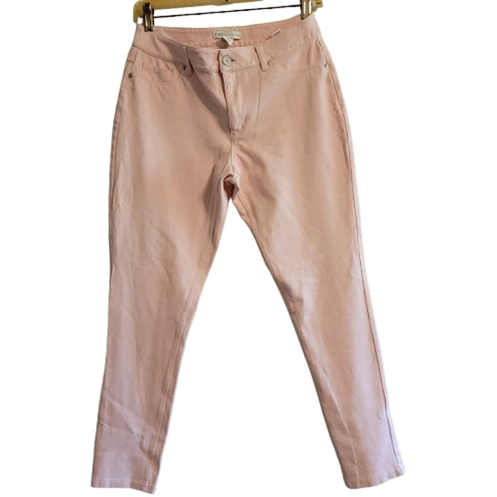 Cato Contempory Women's Light Pink Slim Pants Size 10